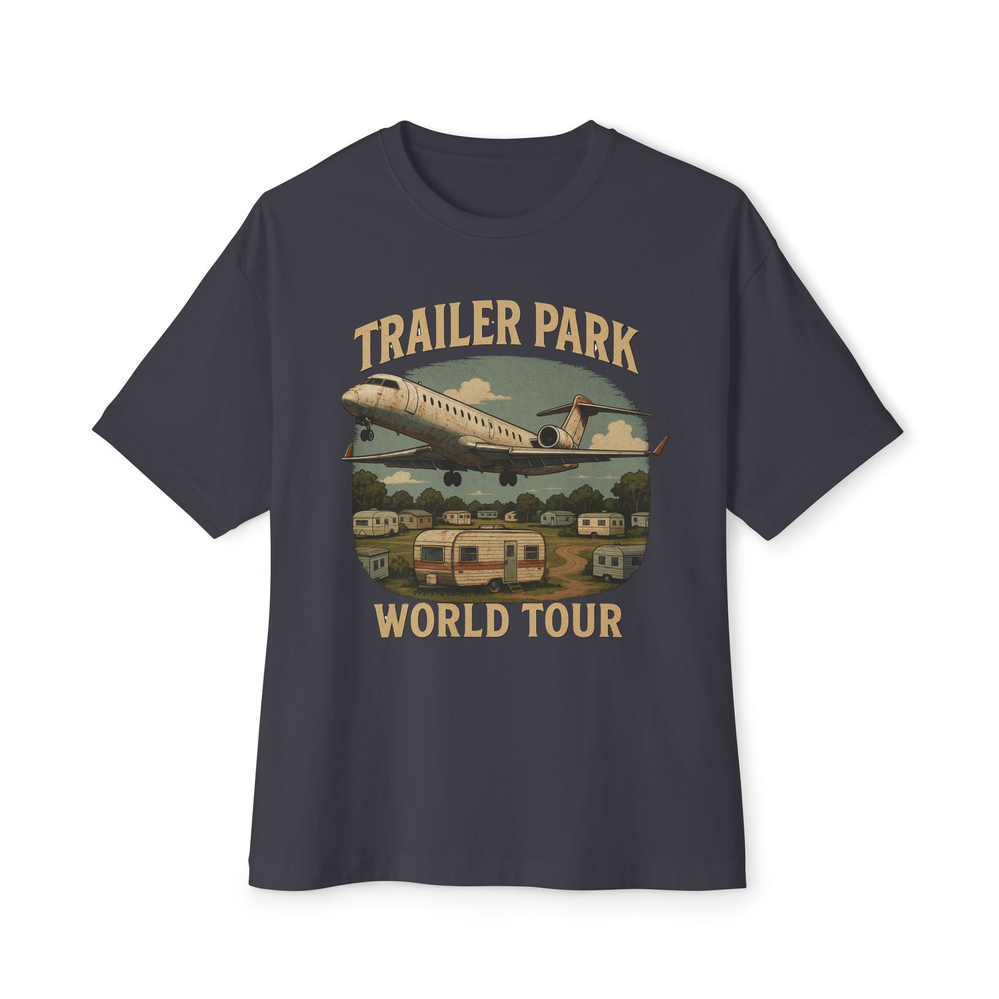 Vintage Trailer Park World Tour Tee, Unisex Graphic T-Shirt, Regional Air Travel