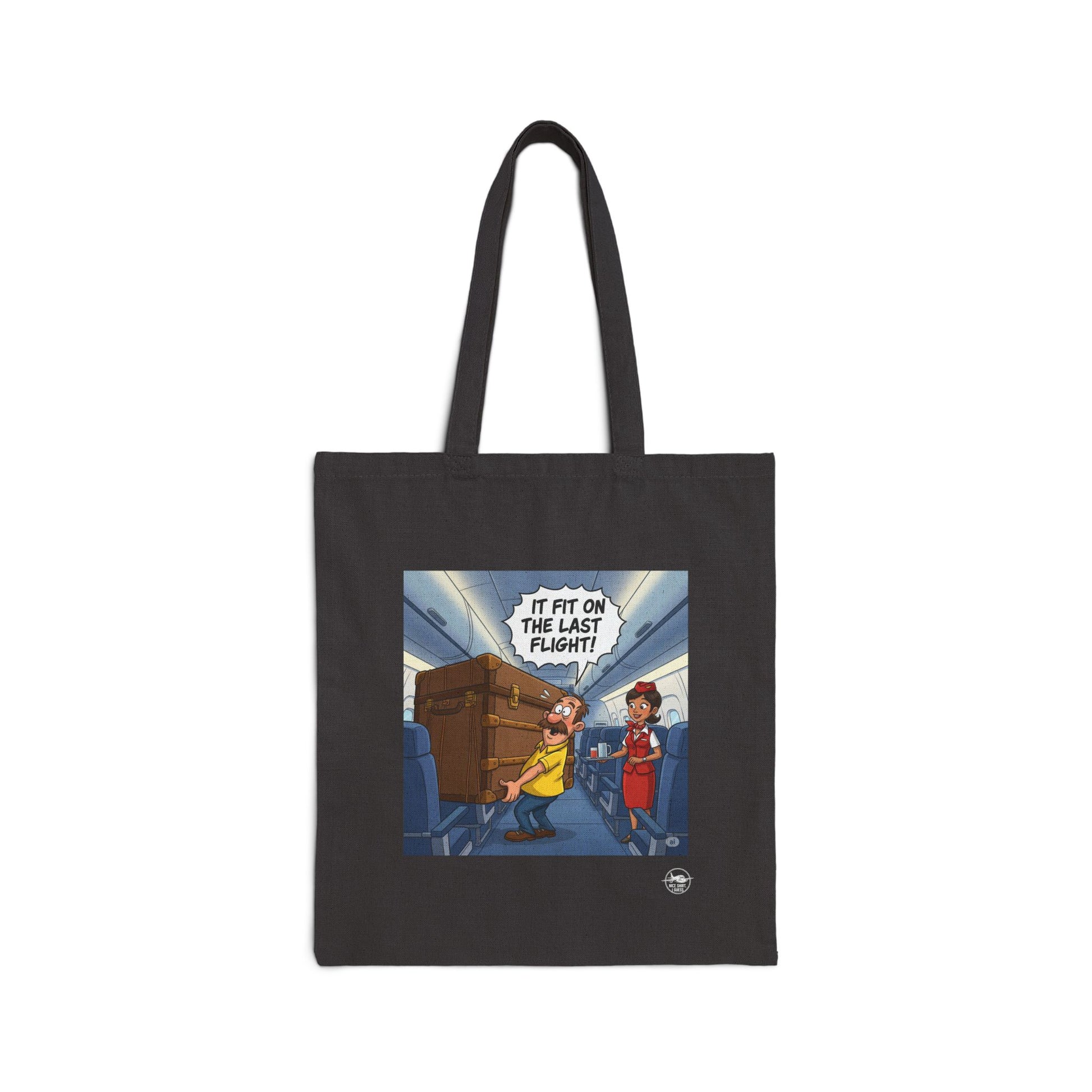 Funny Cotton Canvas Tote Bag - Perfect for Travel, Shopping, Gifts, Eco-Friendly, and Everyday Use