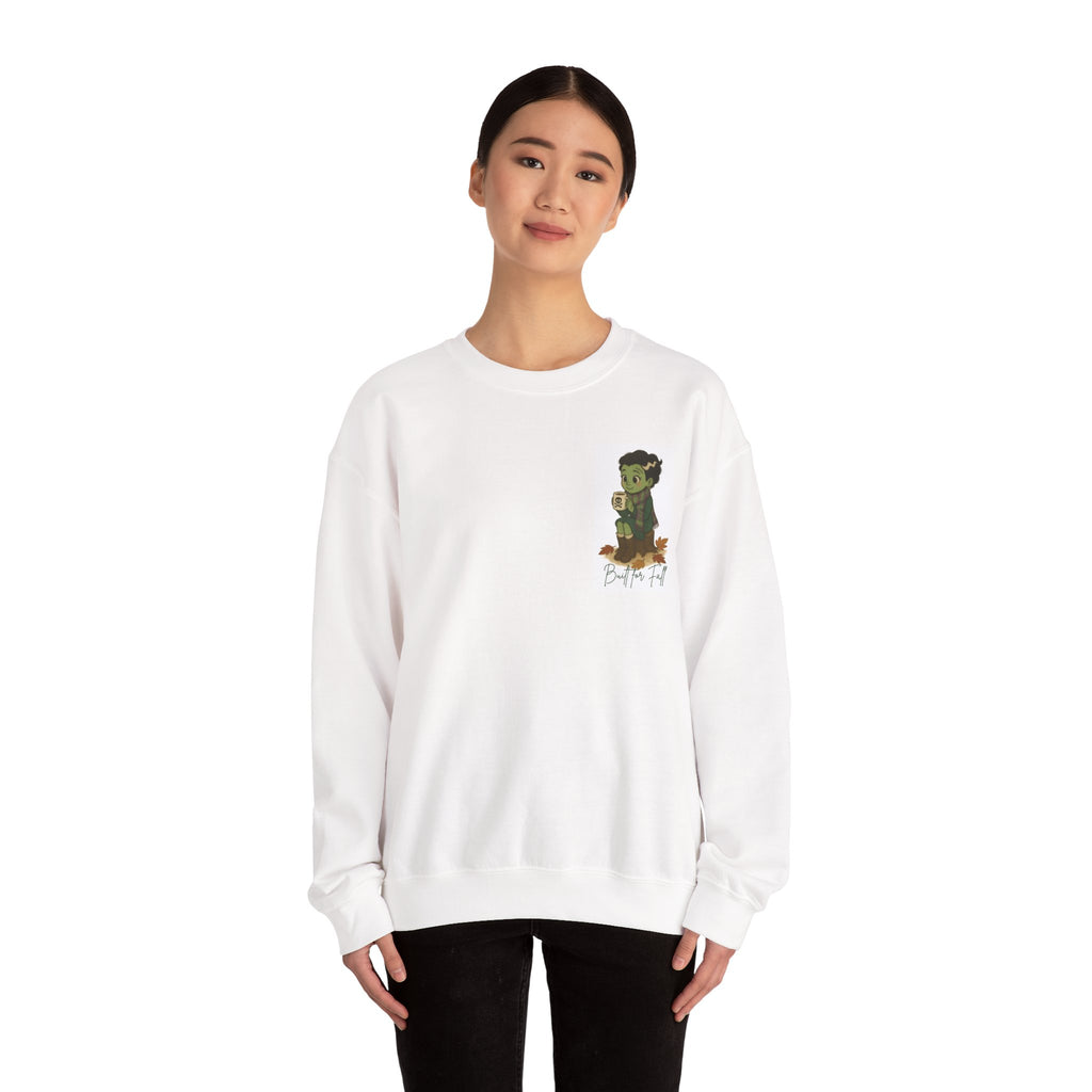 Frankie Loves Fall- Cozy Graphic Sweatshirt with Bear Design, Casual Wear, Gift for Friends, Fall Fashion, Cute Sweatshirt, Everyday Hoodie