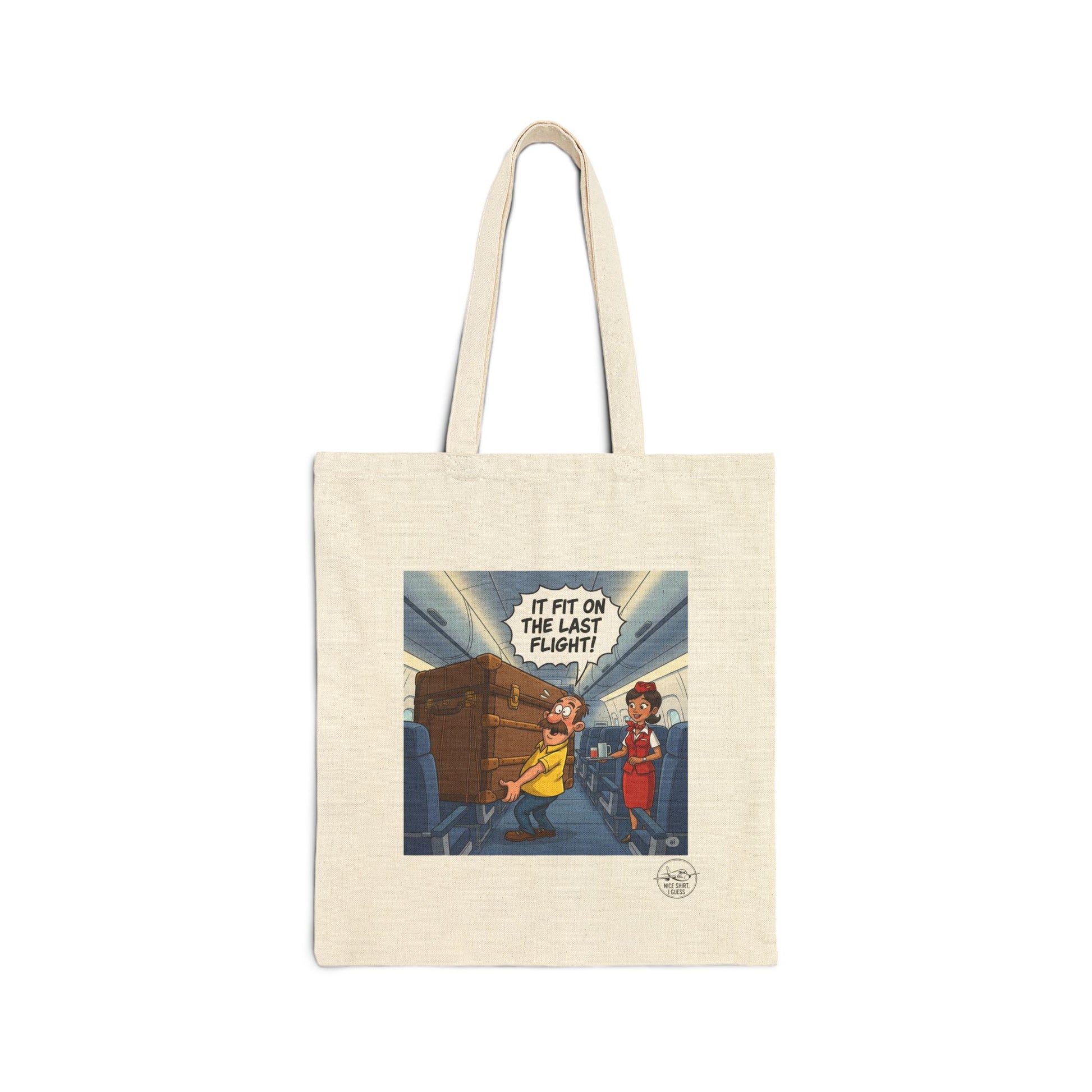 Funny Cotton Canvas Tote Bag - Perfect for Travel, Shopping, Gifts, Eco-Friendly, and Everyday Use