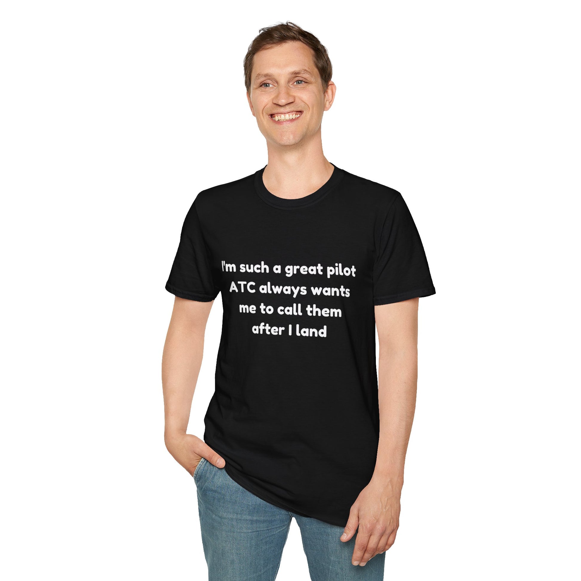 Even ATC thinks I'm Great, Unisex Heavy Cotton Tee, Comfortable Summer T-Shirt, Casual Everyday Wear, Gift for Friends, Unisex Graphic Tee