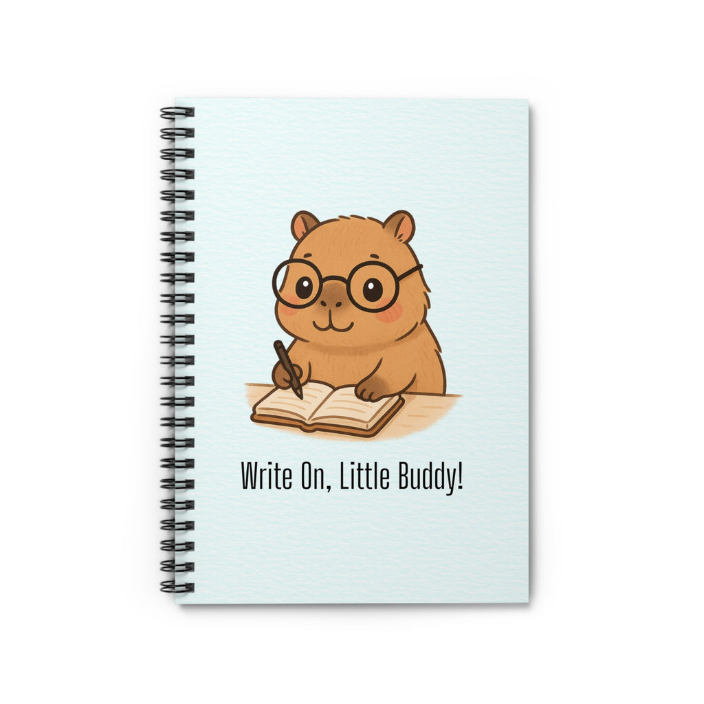 Capybara Write On, Little Buddy! | Personalized Journal, School Supplies, Gift for Students, Cute Writing [...]