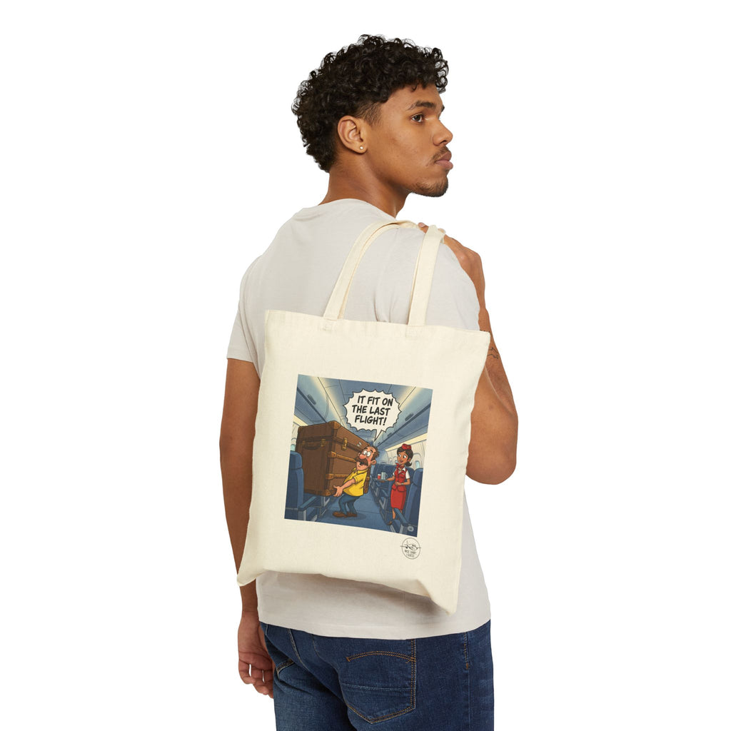 Funny Cotton Canvas Tote Bag - Perfect for Travel, Shopping, Gifts, Eco-Friendly, and Everyday Use