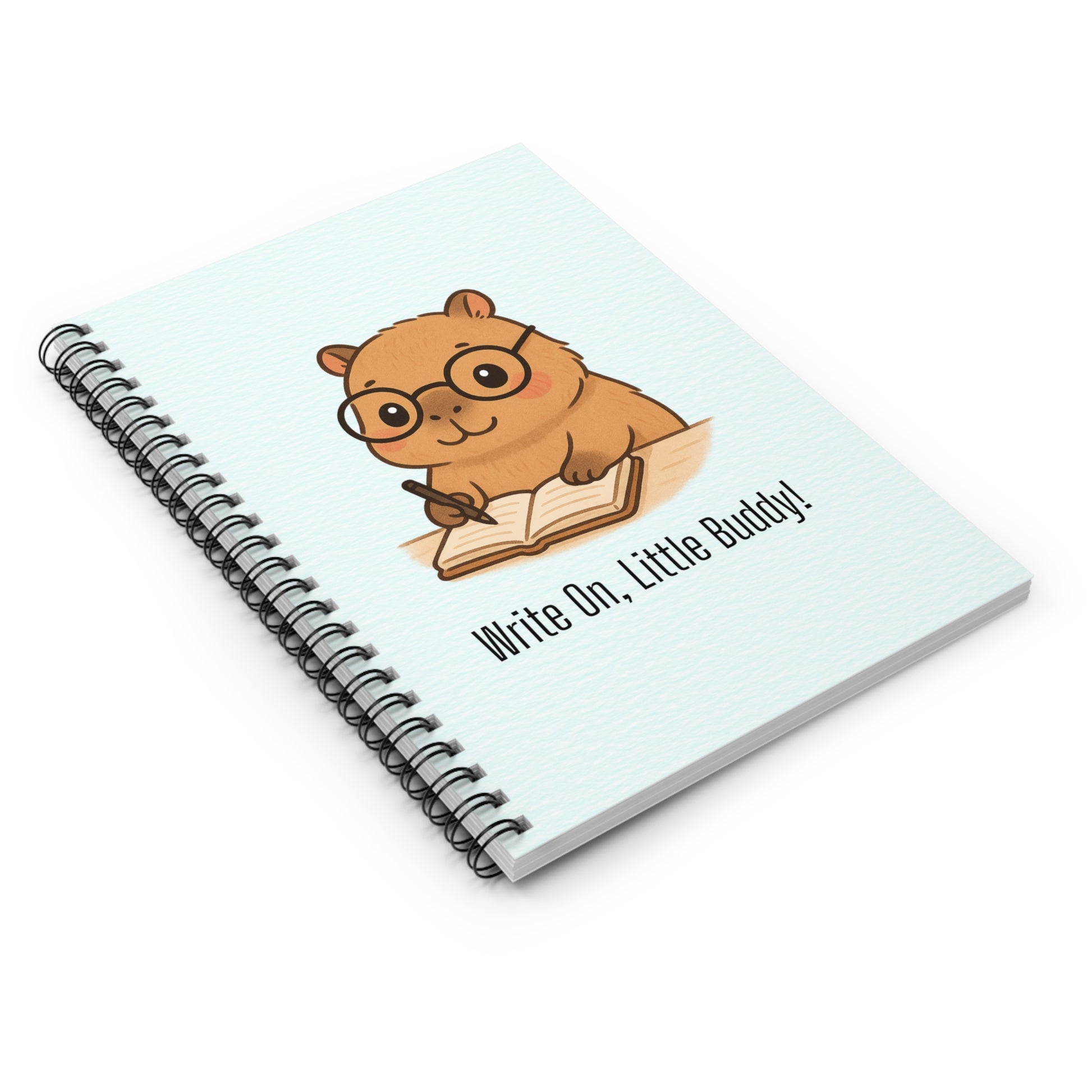 Capybara Write On, Little Buddy! | Personalized Journal, School Supplies, Gift for Students, Cute Writing [...]