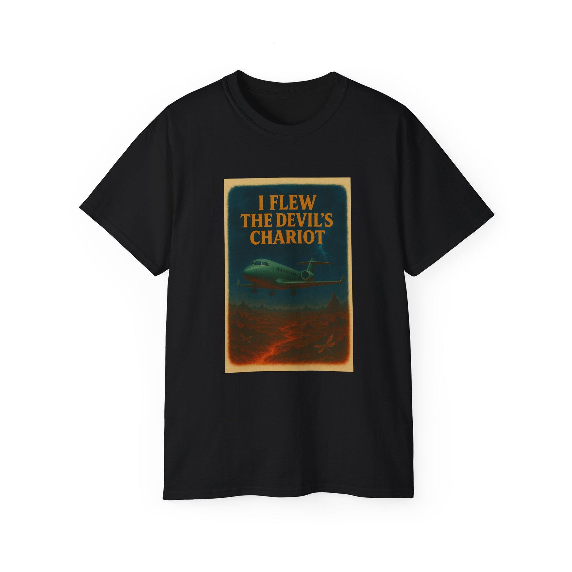 I flew the Devil's Chariot Tee- CRJ 200 shirt