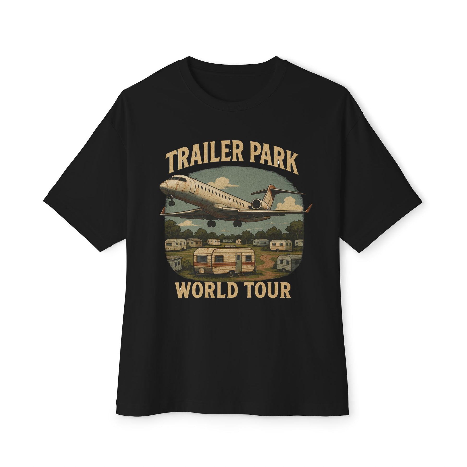 Vintage Trailer Park World Tour Tee, Unisex Graphic T-Shirt, Regional Air Travel