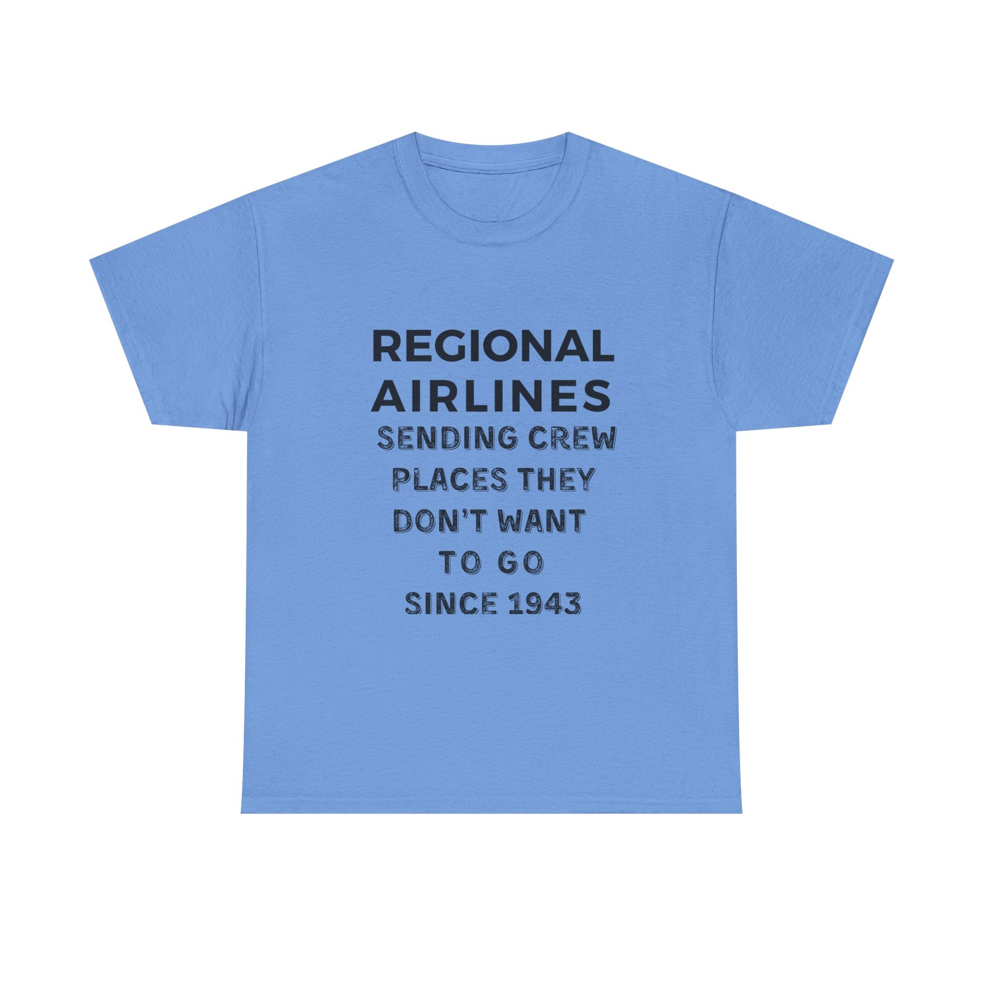 Regional Airlines light colors Unisex Heavy Cotton Tee with Airline Crew Humor, Pilot Gift, Aviation T-Shirt, Travel Lover Tee, Funny Crew Shirt