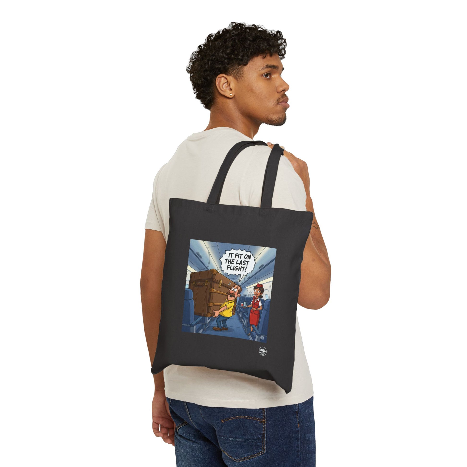 Funny Cotton Canvas Tote Bag - Perfect for Travel, Shopping, Gifts, Eco-Friendly, and Everyday Use