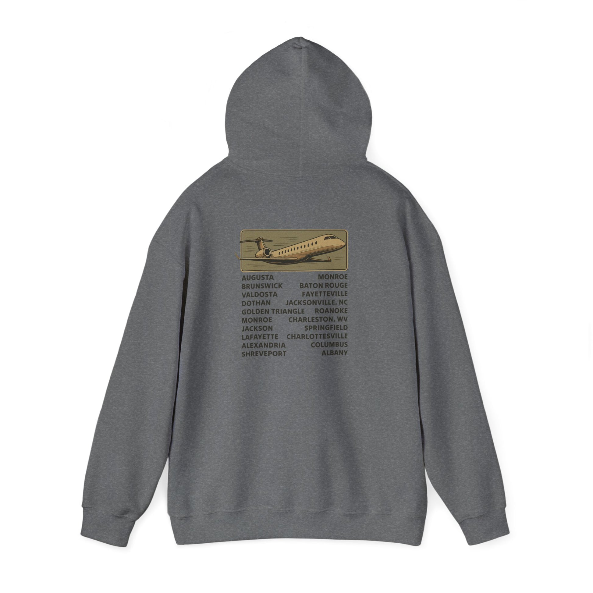 Trailer Park World Tour Unisex Hoodie, Cozy Sweatshirt for Travelers, Fun Gift for Regional Airline Lovers