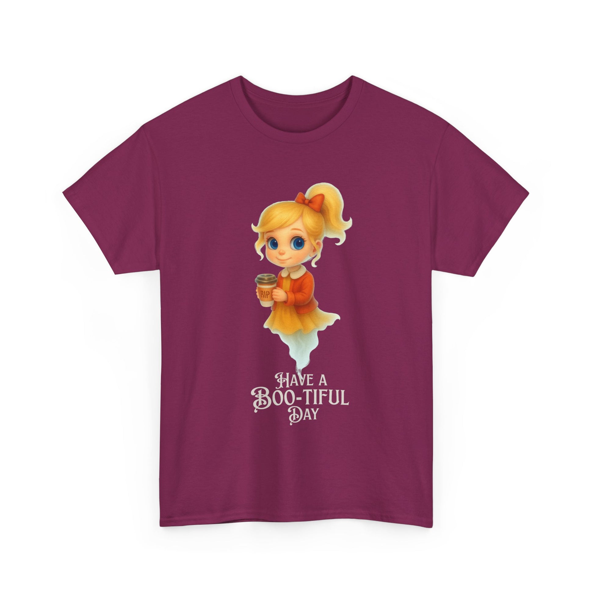 Boo-tiful Day Tee, Whimsical Fashion Tee, Cute Character T-Shirt, Children’s Gift, Everyday Casual Wear, Unique Graphic Tee, Fun Apparel