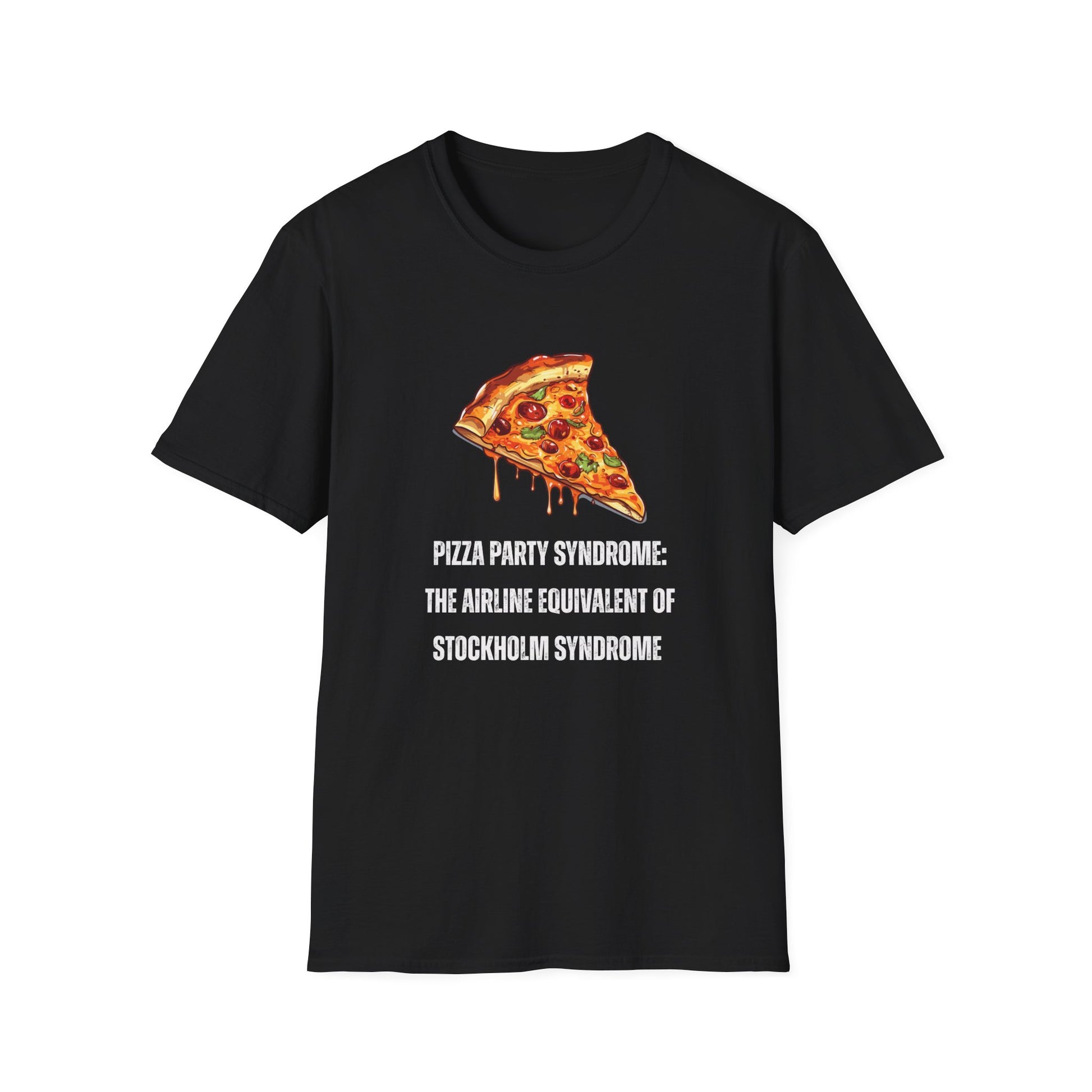Pizza Party Syndrome Unisex T-Shirt, Funny Pizza Lover Gift, Unique Graphic Tee