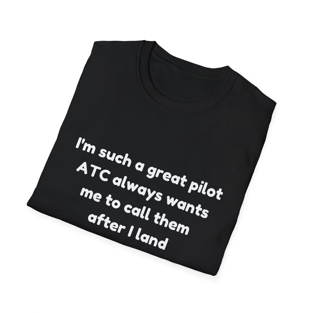 Even ATC thinks I'm Great, Unisex Heavy Cotton Tee, Comfortable Summer T-Shirt, Casual Everyday Wear, Gift for Friends, Unisex Graphic Tee