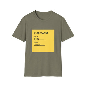Body Deferred Tee,, Funny Graphic Tee, Casual Wear, Gift for Friends, Quirky Humor Shirt