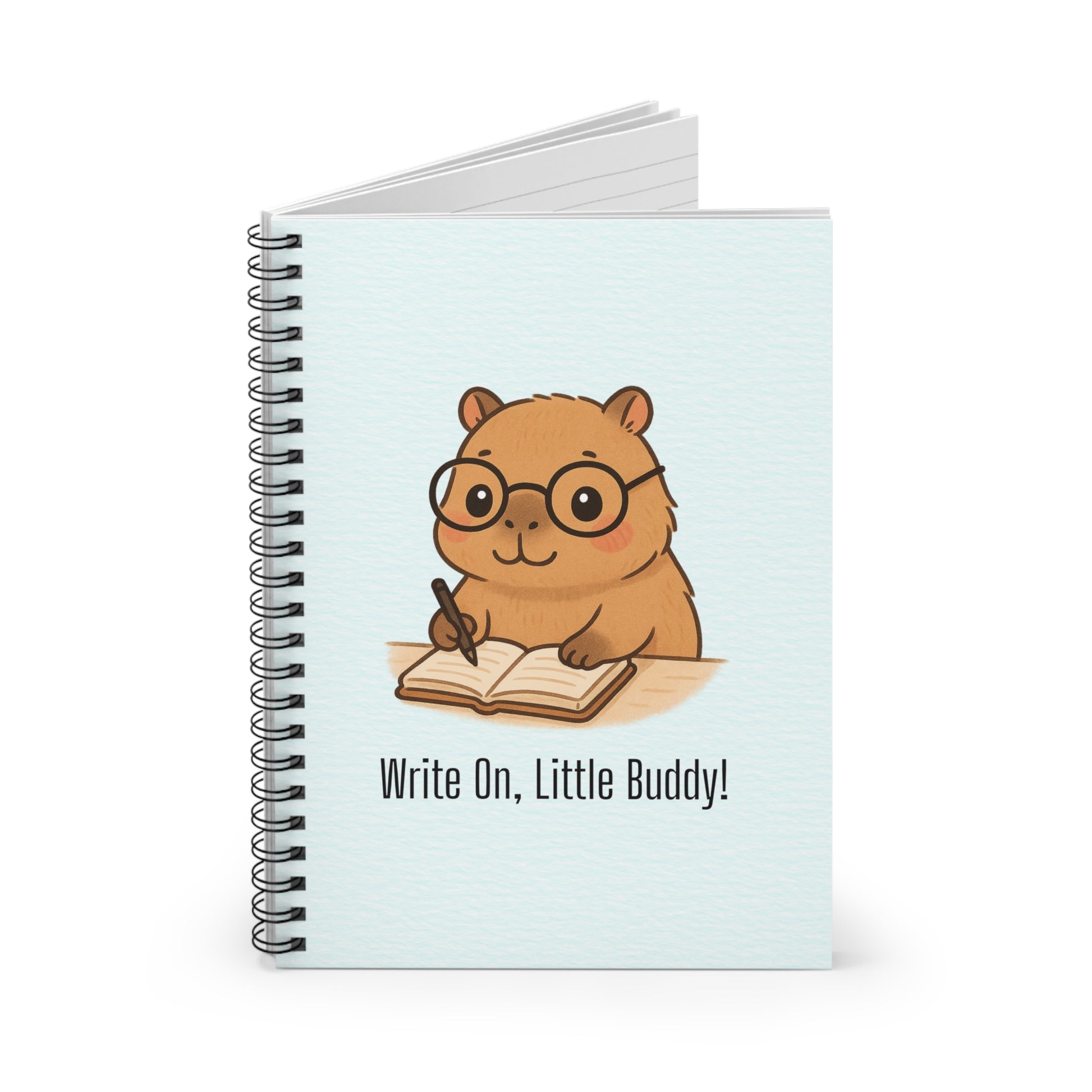 Capybara Write On, Little Buddy! | Personalized Journal, School Supplies, Gift for Students, Cute Writing [...]