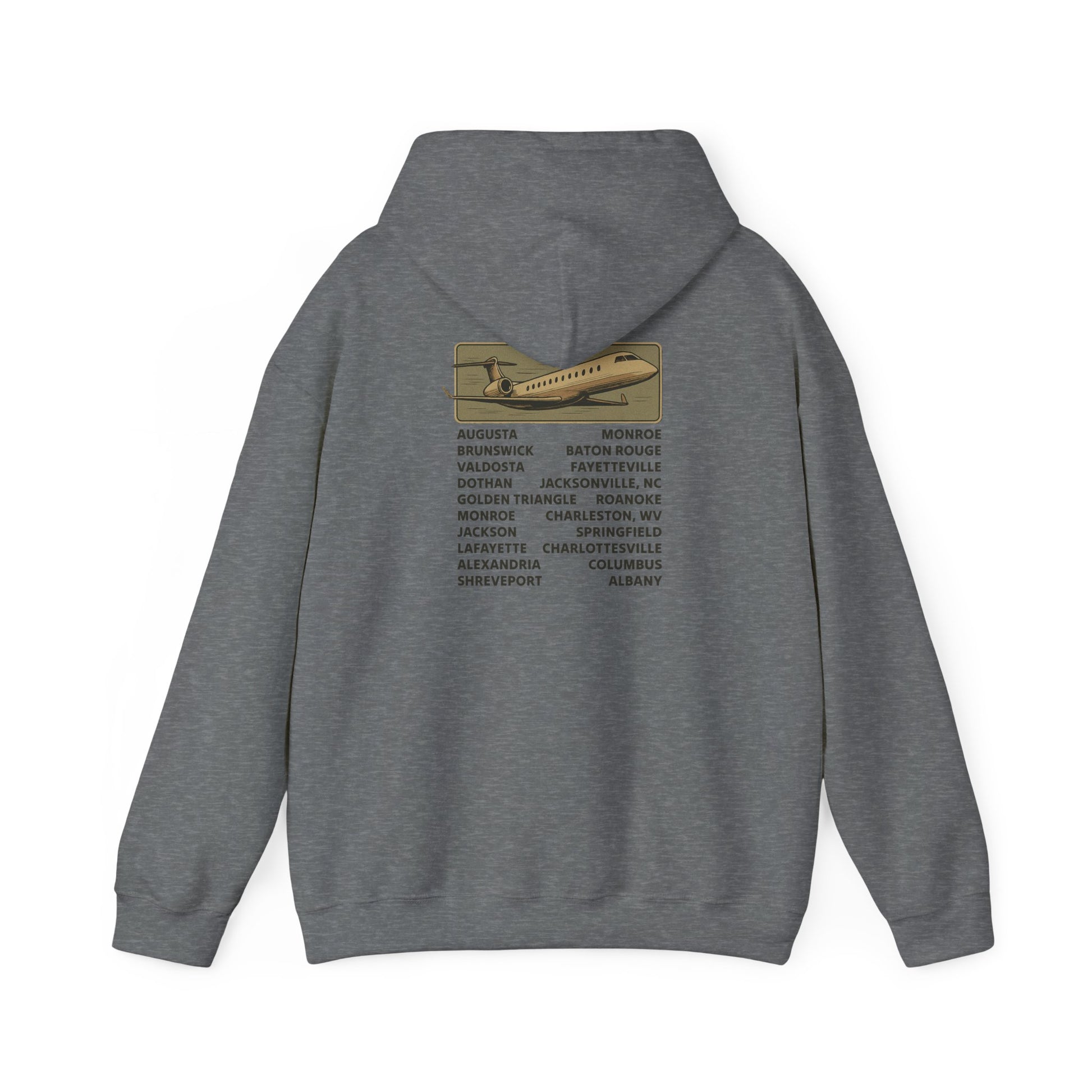 Trailer Park World Tour Unisex Hoodie, Cozy Sweatshirt for Travelers, Fun Gift for Regional Airline Lovers