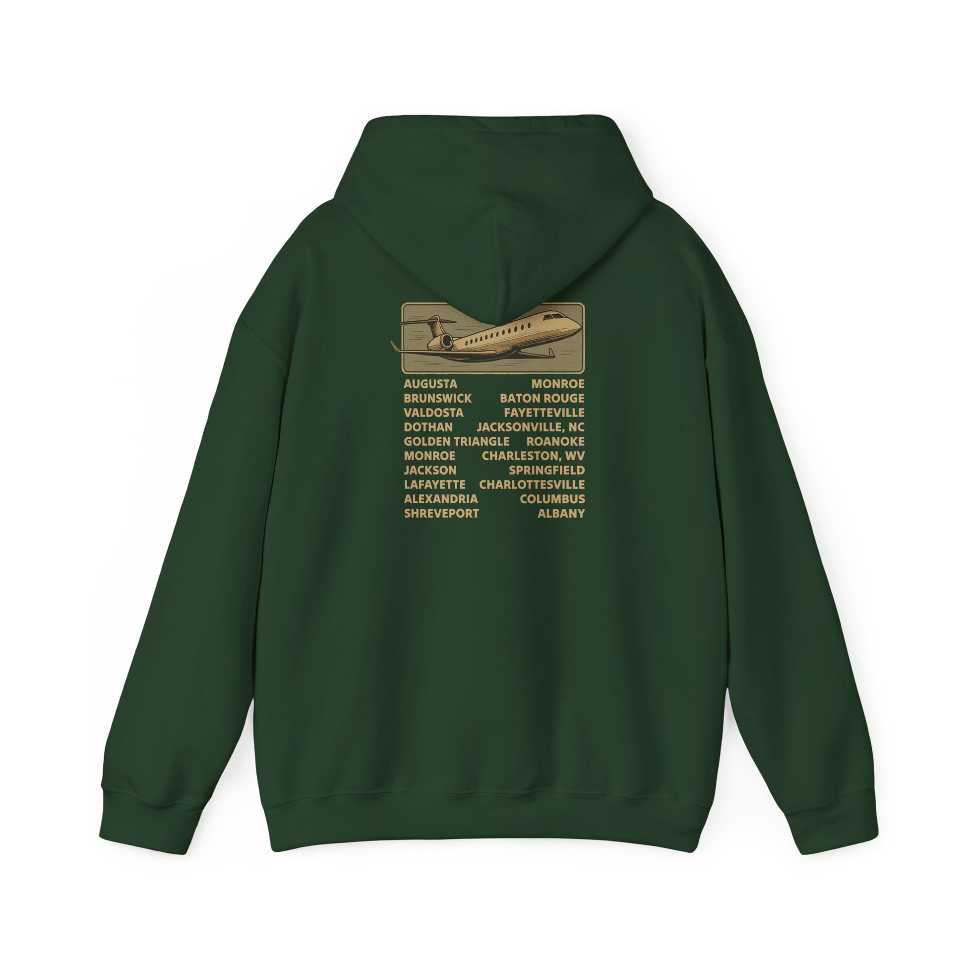 Trailer Park World Tour Unisex Hoodie, Cozy Sweatshirt for Travelers, Fun Gift for Regional Airline Lovers