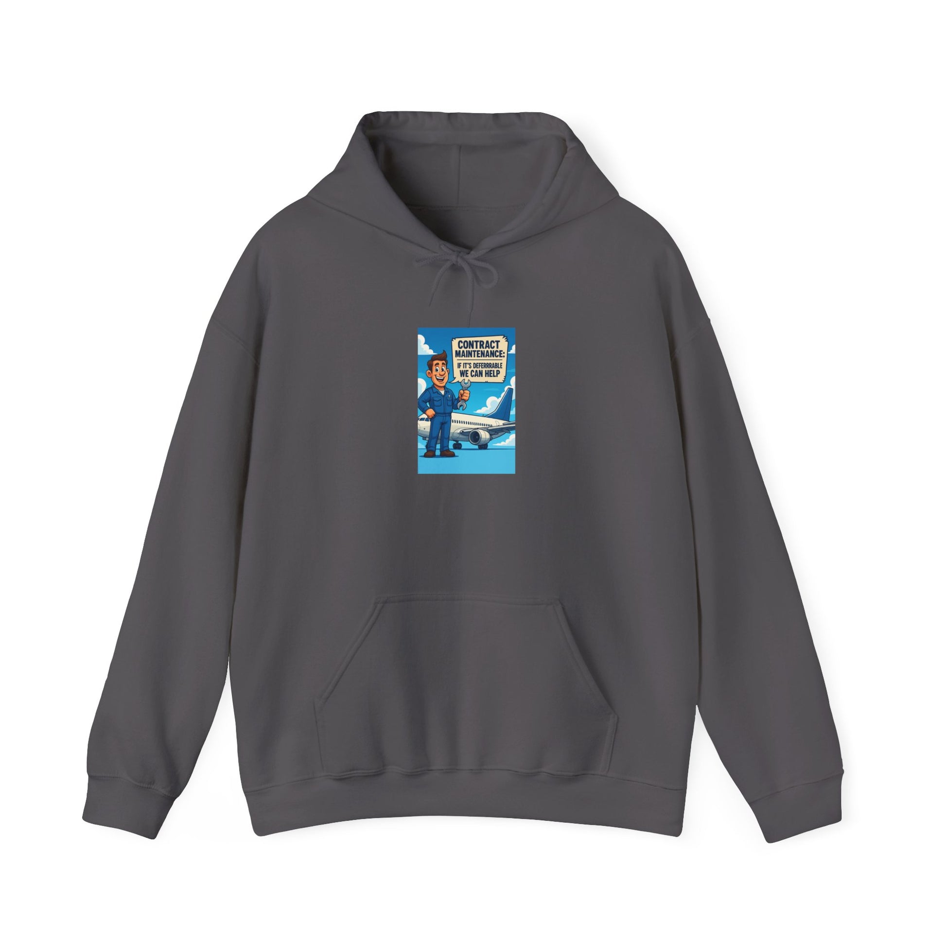 Contract Maintenance Hoodie, Unisex, Airline Humor