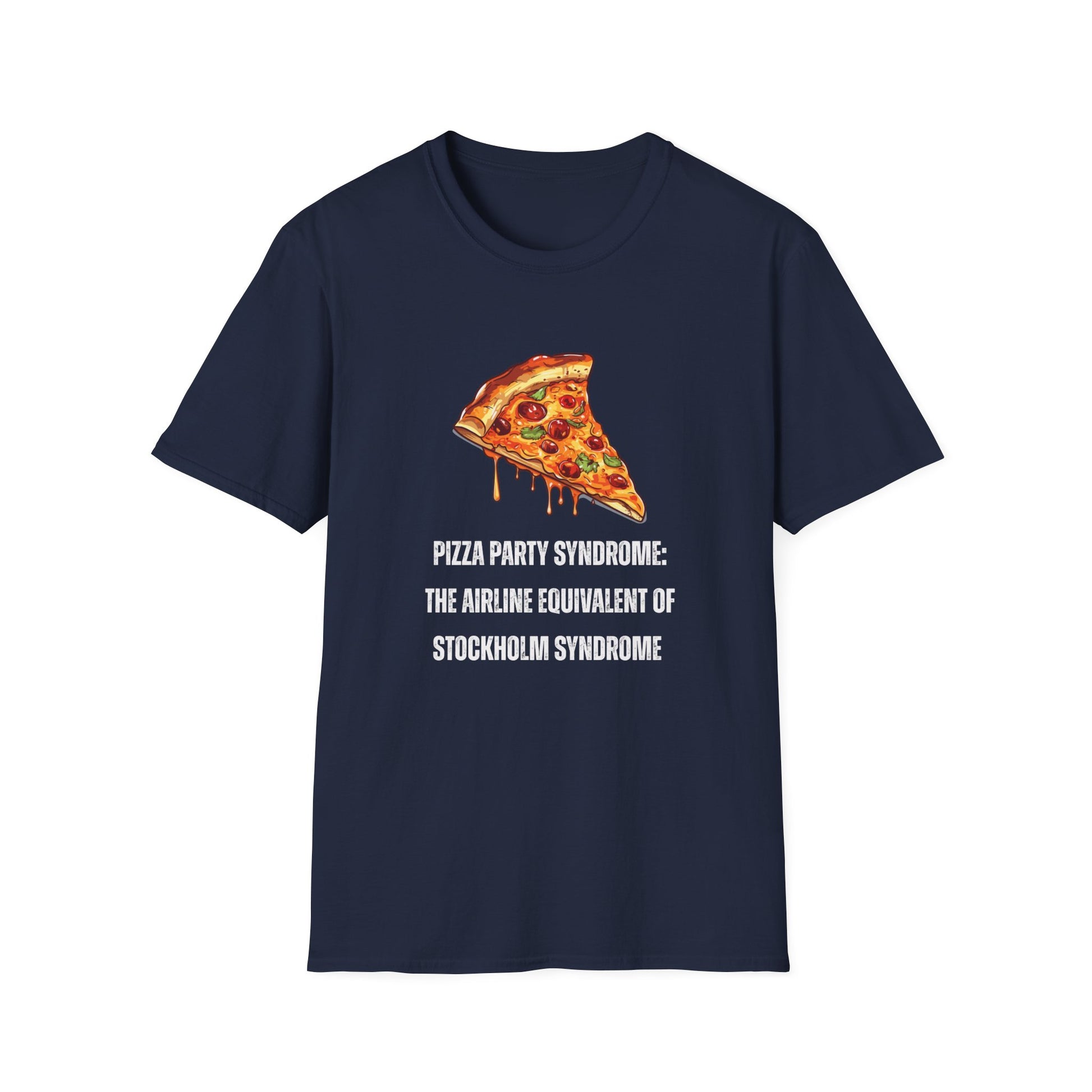 Pizza Party Syndrome Unisex T-Shirt, Funny Pizza Lover Gift, Unique Graphic Tee