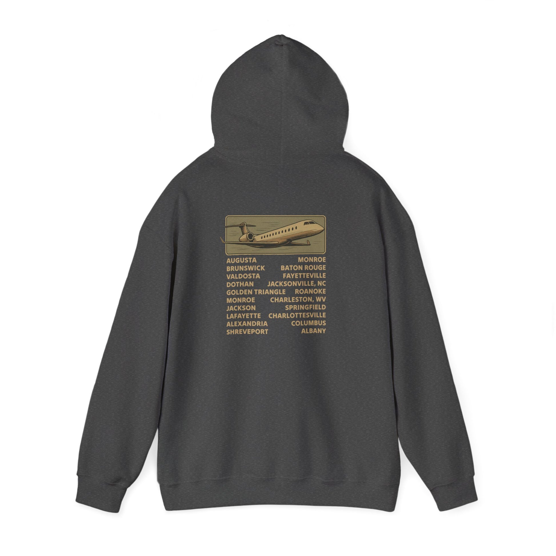 Trailer Park World Tour Unisex Hoodie, Cozy Sweatshirt for Travelers, Fun Gift for Regional Airline Lovers