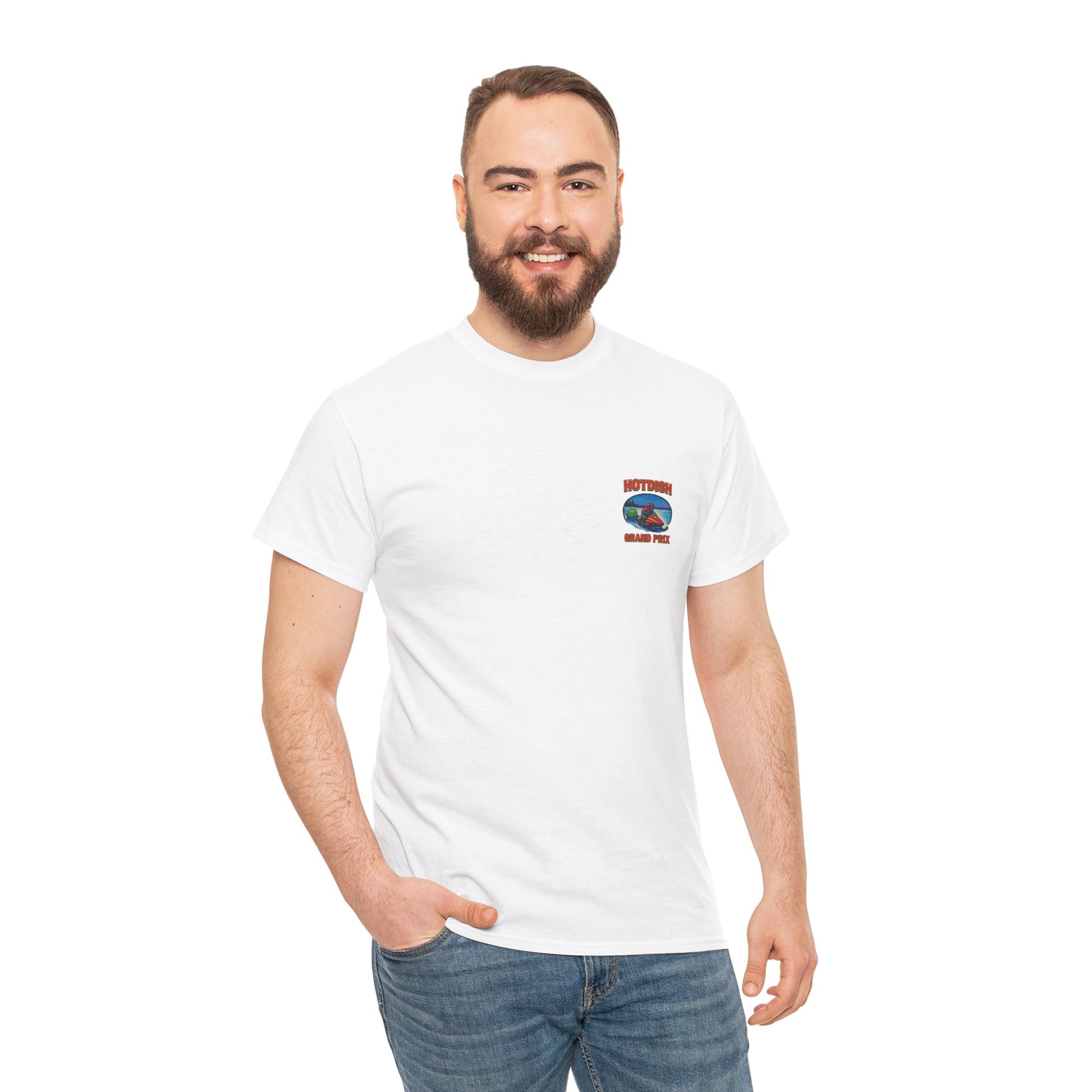 Vintage Hotdish Grand Prix Unisex Tee