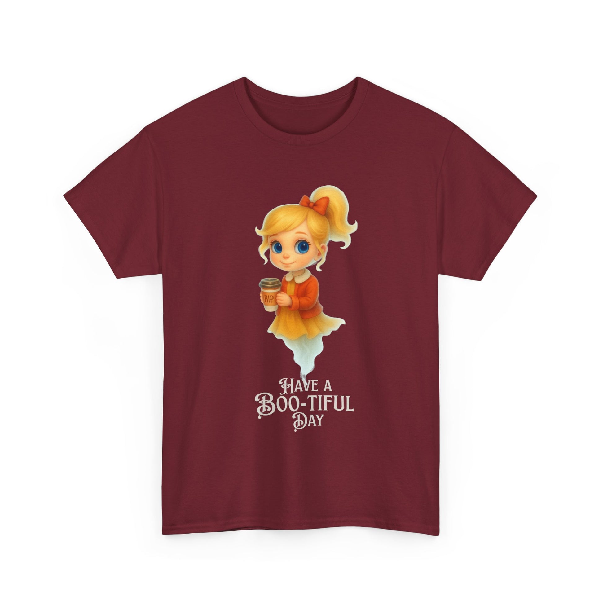 Boo-tiful Day Tee, Whimsical Fashion Tee, Cute Character T-Shirt, Children’s Gift, Everyday Casual Wear, Unique Graphic Tee, Fun Apparel