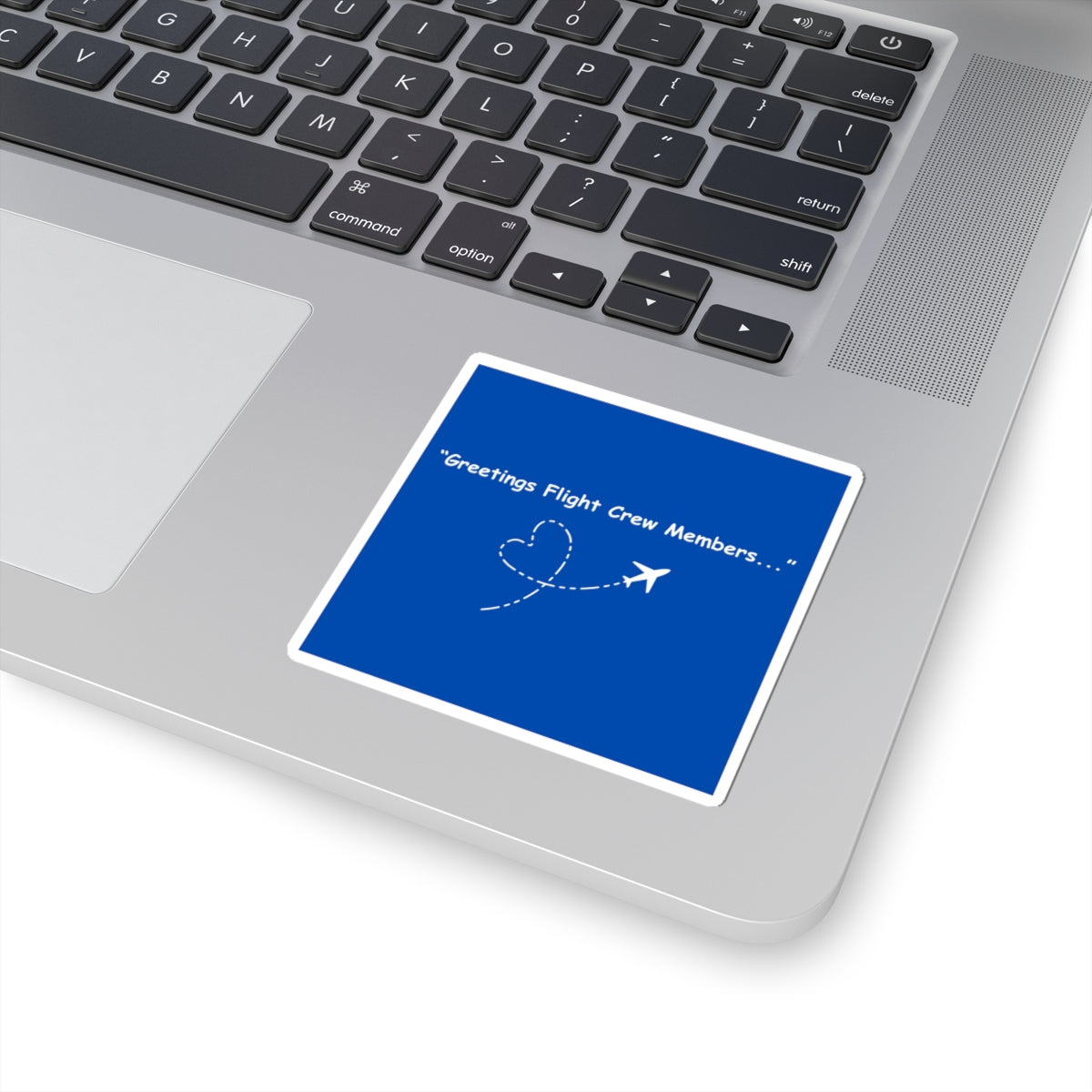 Good Morning Crew Sticker, Flight Crew Kiss-Cut Stickers, Aviation Gifts, Travel Decor, Pilot Enthusiast Stickers, Airplane Love