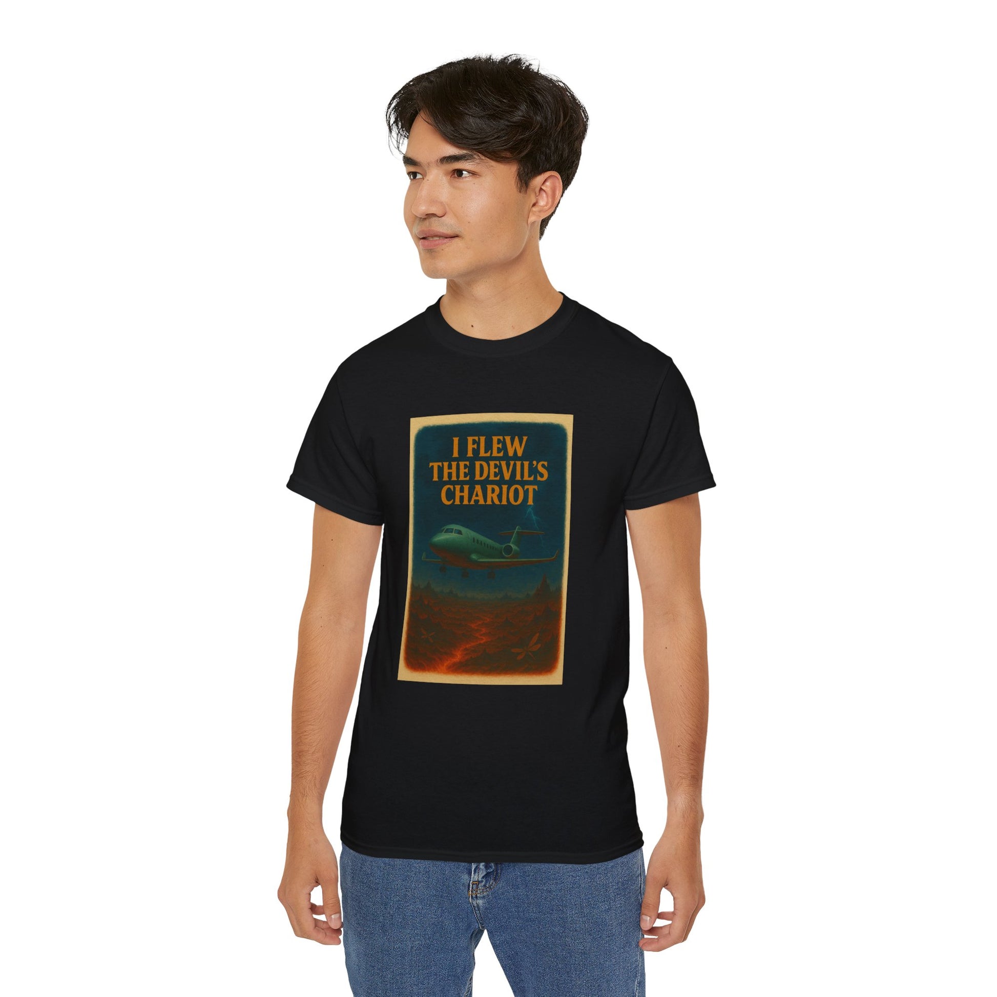I flew the Devil's Chariot Tee- CRJ 200 shirt