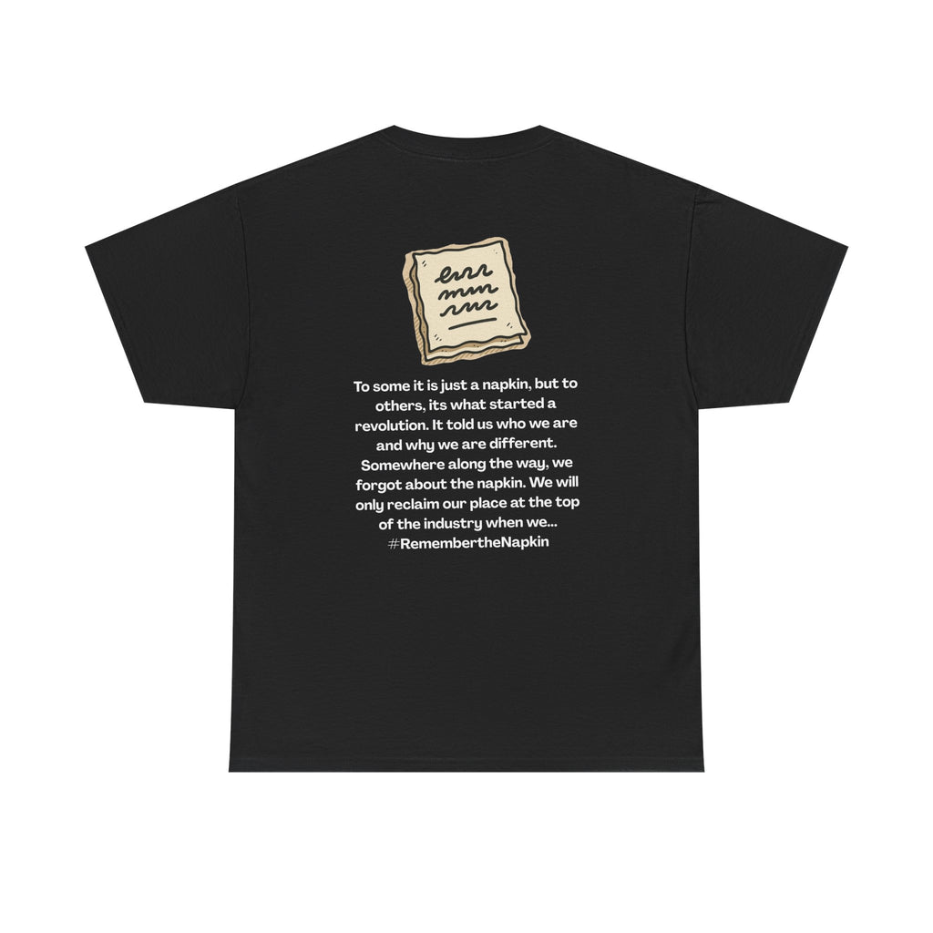 Remember the napkin dark colors, | Unisex Heavy Cotton T-Shirt, Casual Wear, Statement Shirt, Everyday Style