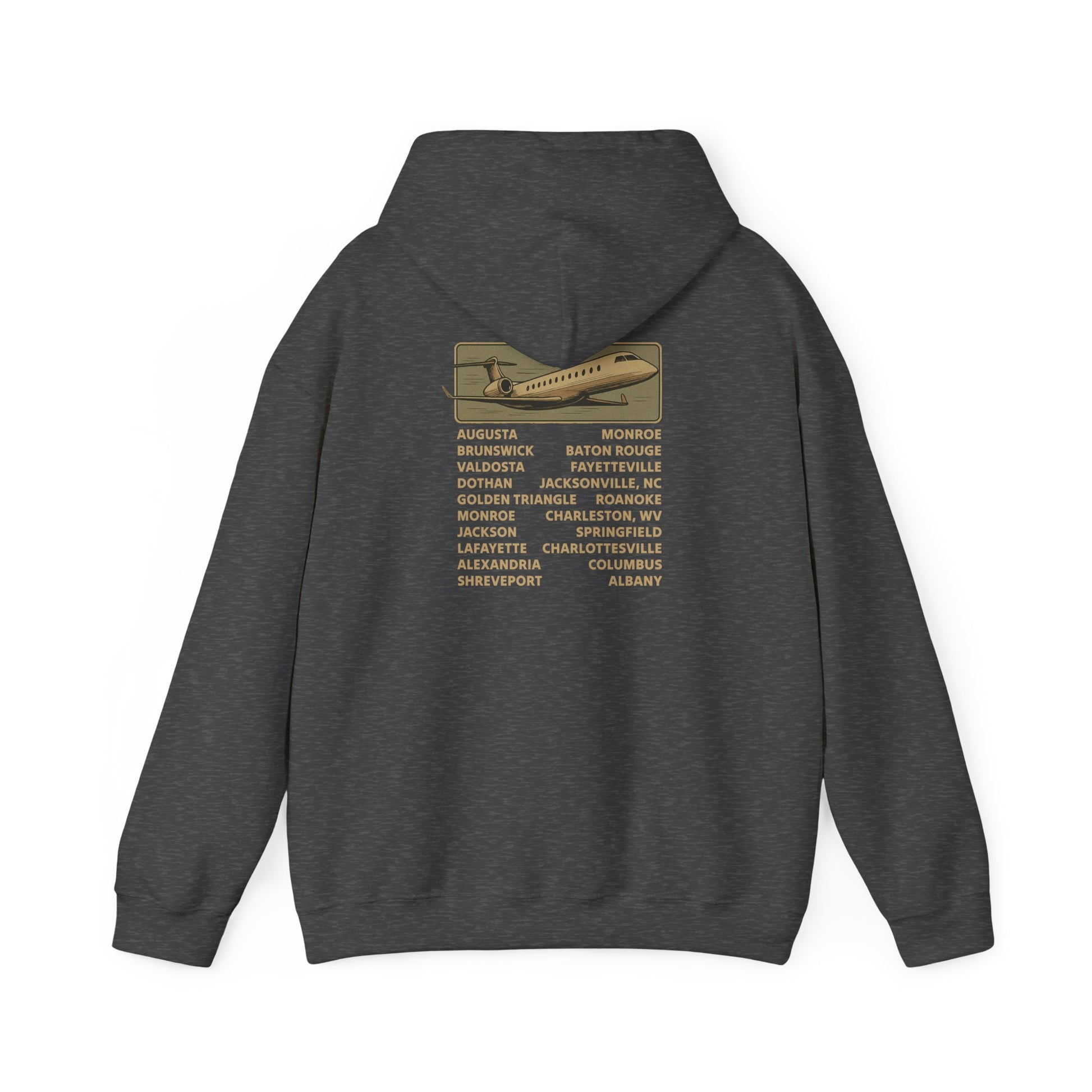 Trailer Park World Tour Unisex Hoodie, Cozy Sweatshirt for Travelers, Fun Gift for Regional Airline Lovers
