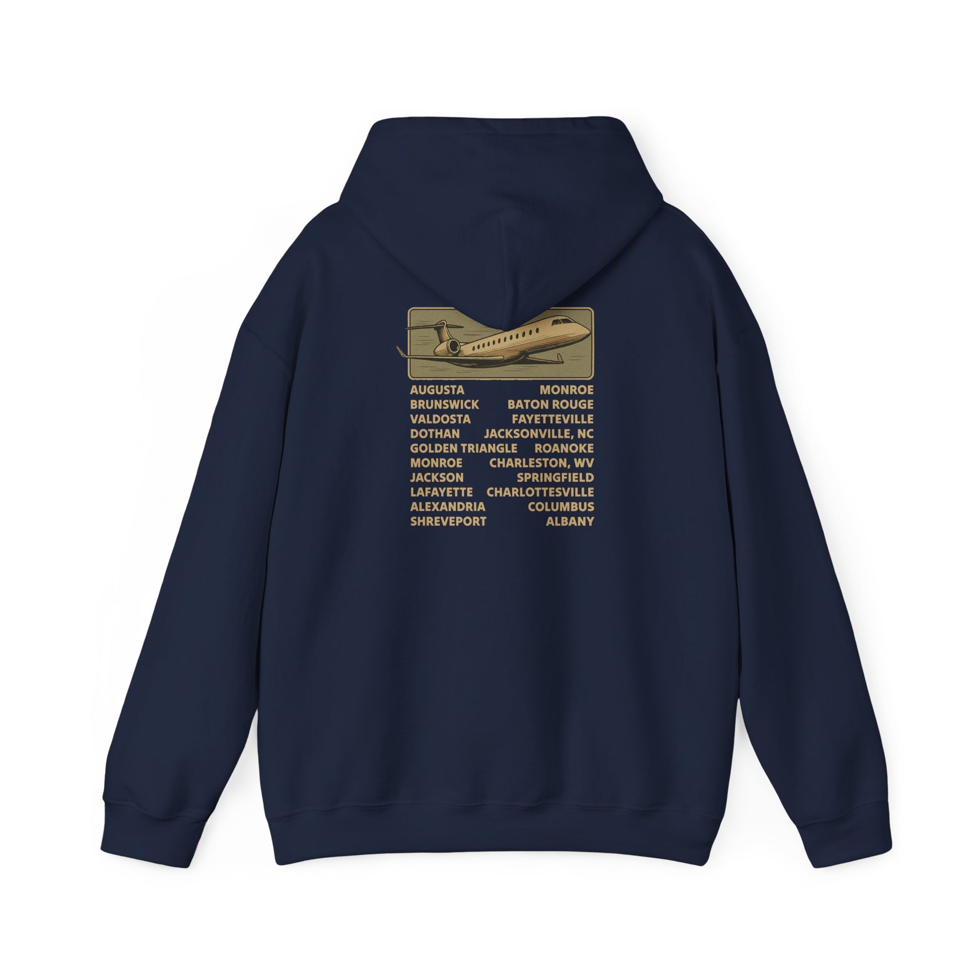 Trailer Park World Tour Unisex Hoodie, Cozy Sweatshirt for Travelers, Fun Gift for Regional Airline Lovers