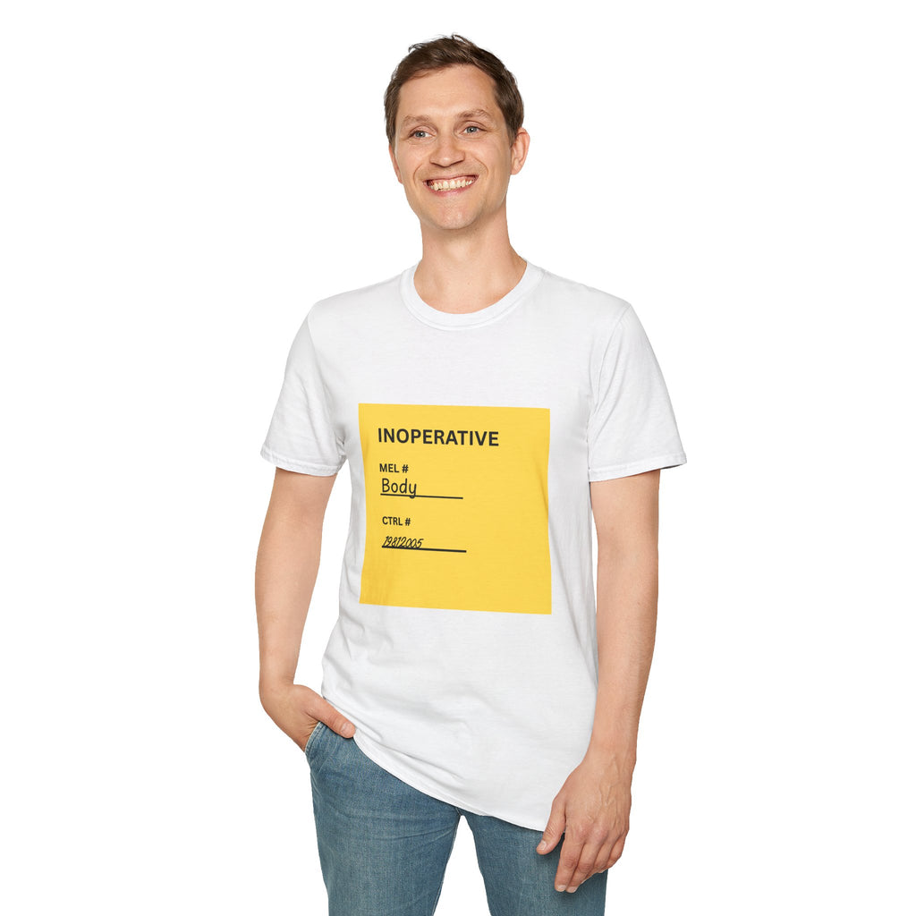Body Deferred Tee,, Funny Graphic Tee, Casual Wear, Gift for Friends, Quirky Humor Shirt