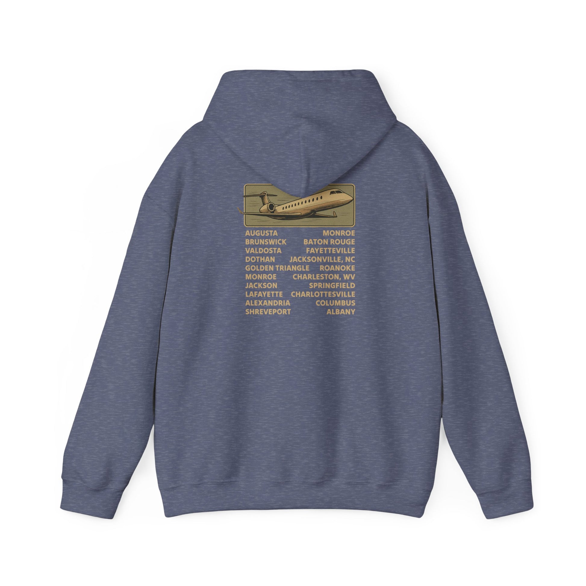 Trailer Park World Tour Unisex Hoodie, Cozy Sweatshirt for Travelers, Fun Gift for Regional Airline Lovers