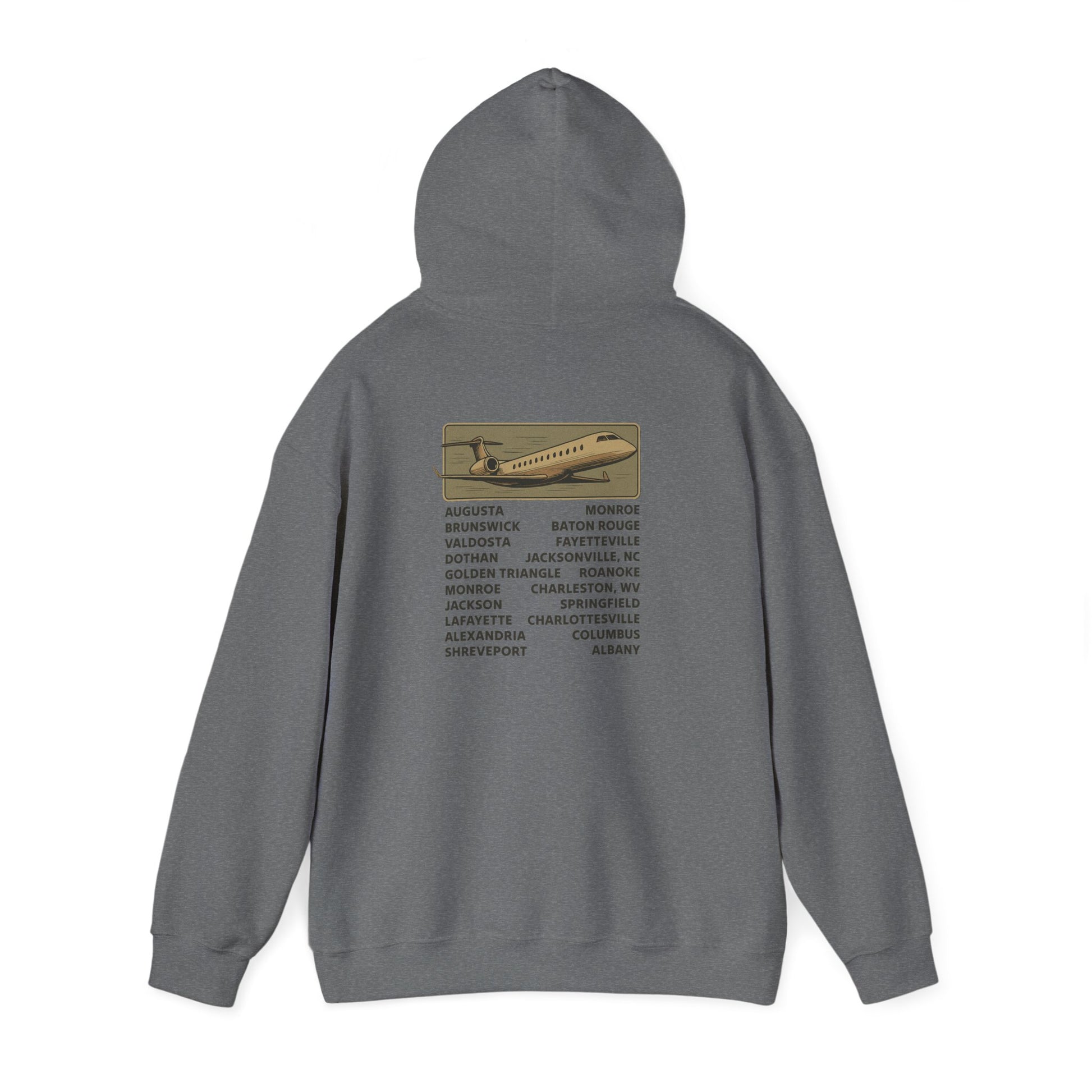 Trailer Park World Tour Unisex Hoodie, Cozy Sweatshirt for Travelers, Fun Gift for Regional Airline Lovers